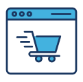 product engineering and development ecommerce icon