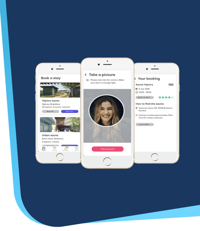 Sauna Booking mobile Banner image